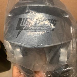 Pro Force Lightning Sparring Headgear, Color silver Size Medium.